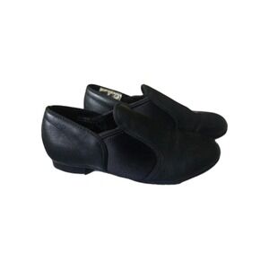 Revolution‎ Dancewear Tap Shoes Black Slip On Stretch Jazz Style 531 Women's 5